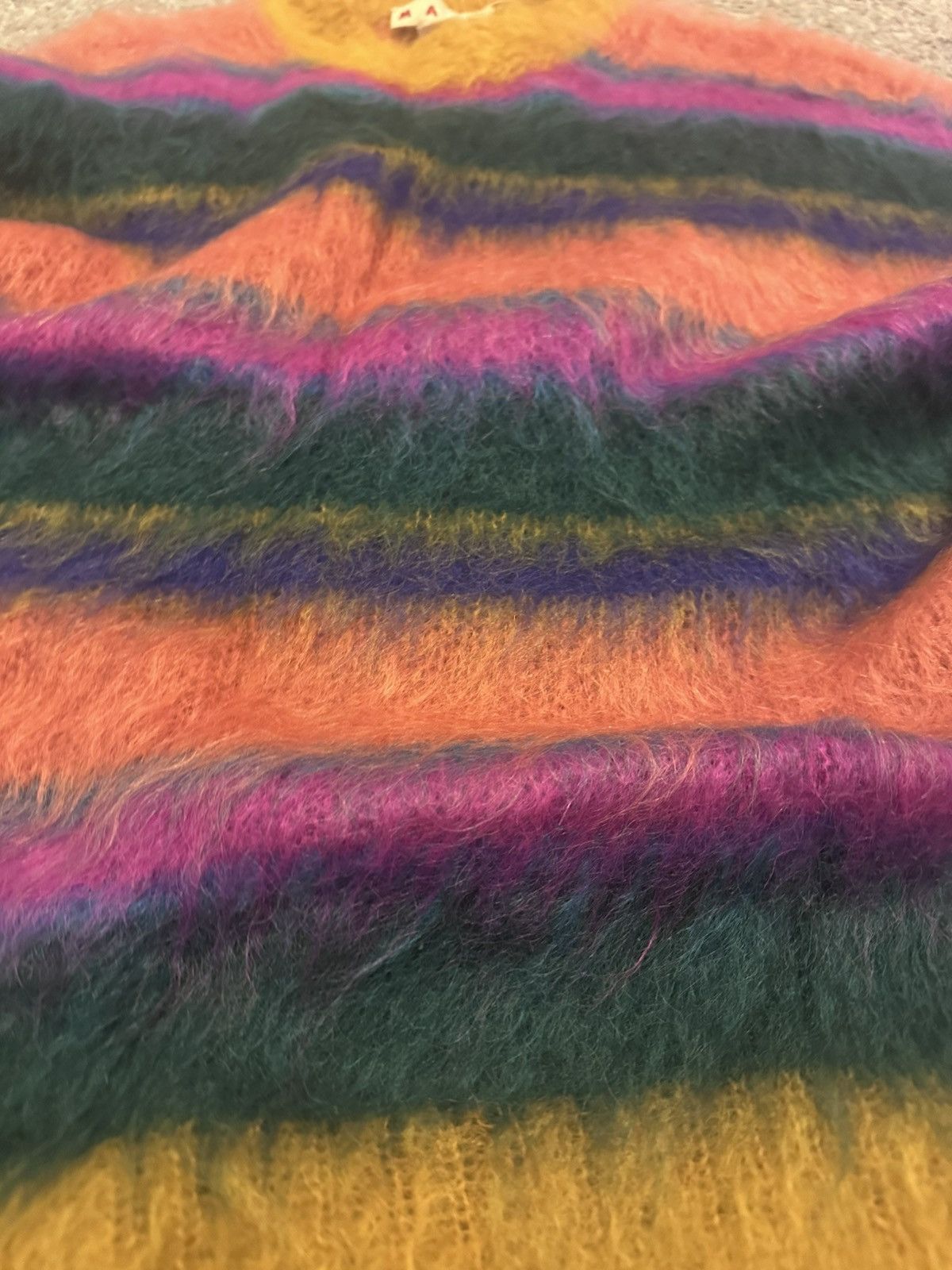 Marni Striped Multicolor Marni Mohair Sweater M/48 Size US M / EU 48-50 / 2 - 2 Thumbnail