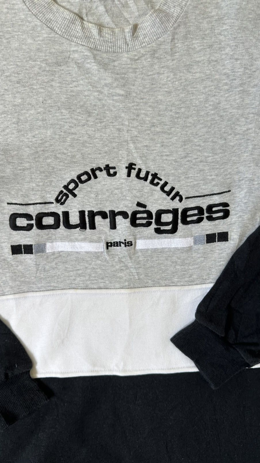 Courreges VINTAGE COURREGES SPORT FUTUR LS TEE Size US M / EU 48-50 / 2 - 2 Thumbnail
