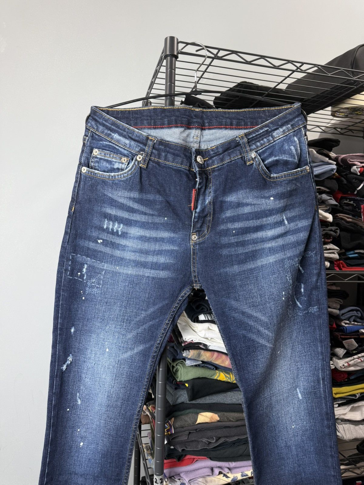 Dsquared2 Distressed Dsquared2 Designer Denim Skinny Pants Luxury Size US 30 / EU 46 - 3 Thumbnail