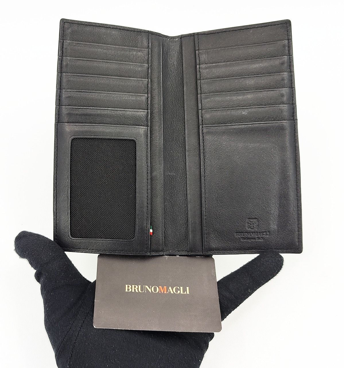 Bruno Magli BRUNO MAGLI Bologna Italy bi-fold leather long wallet Size ONE SIZE - 2 Thumbnail