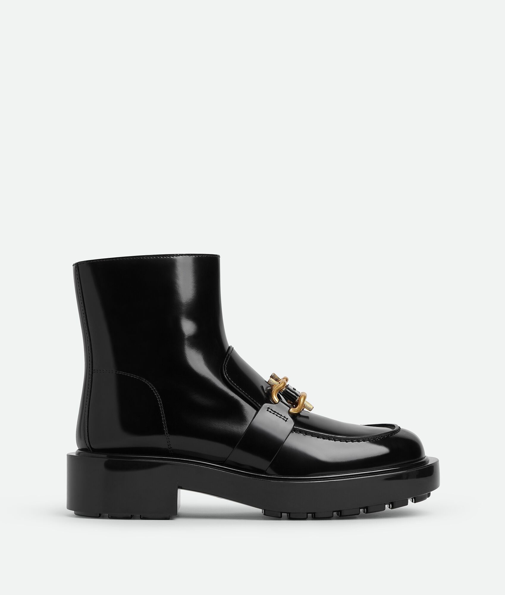 Bottega Veneta o1bcso1str0225 Monsieur Chunky Ankle Boots in Black Size US 10 / IT 40 - 1 Thumbnail