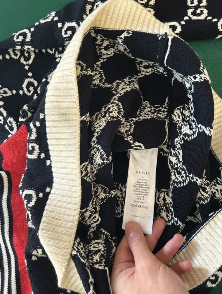 Gucci Gucci sweater GG stripe Size US L / EU 52-54 / 3 - 2 Thumbnail