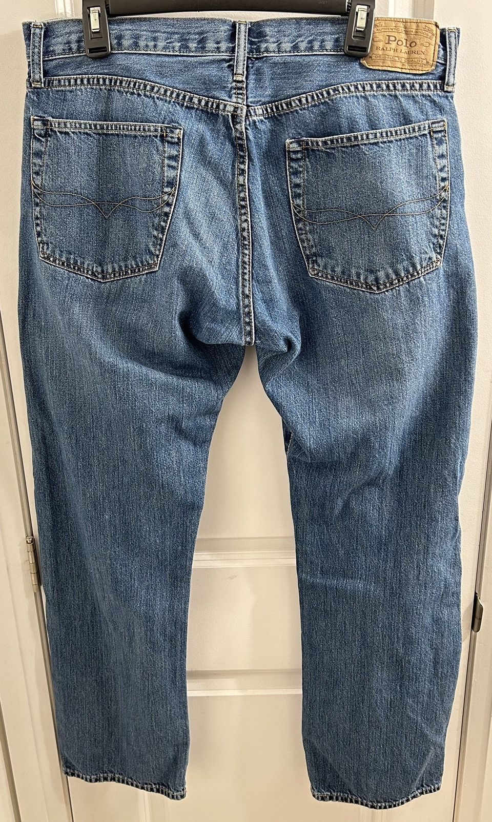 Polo Ralph Lauren Polo Ralph Lauren Mens Light Blue Jeans - Size 36X34 Size US 36 / EU 52 - 4 Thumbnail