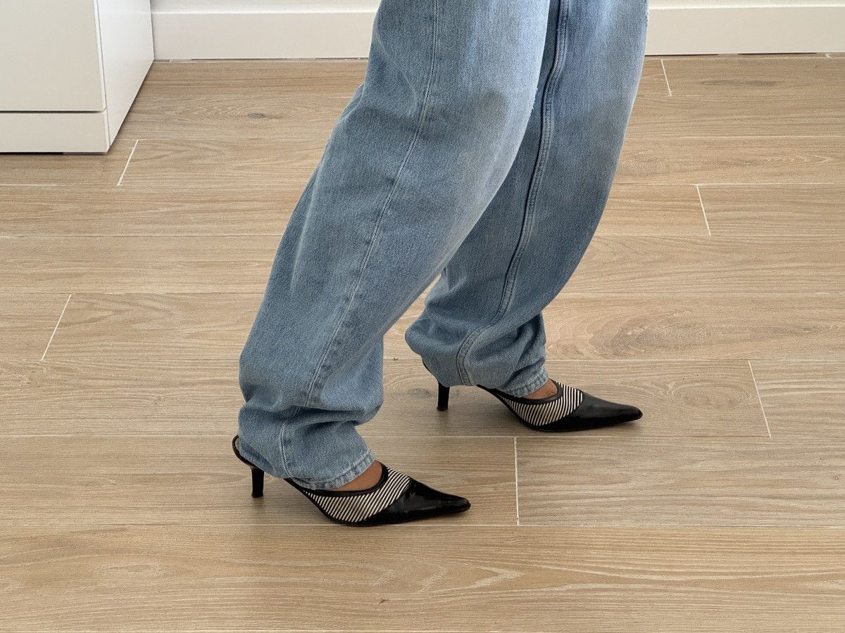 Vintage VINTAGE made in Italy - heeled mules Size US 7 / IT 37 - 4 Thumbnail