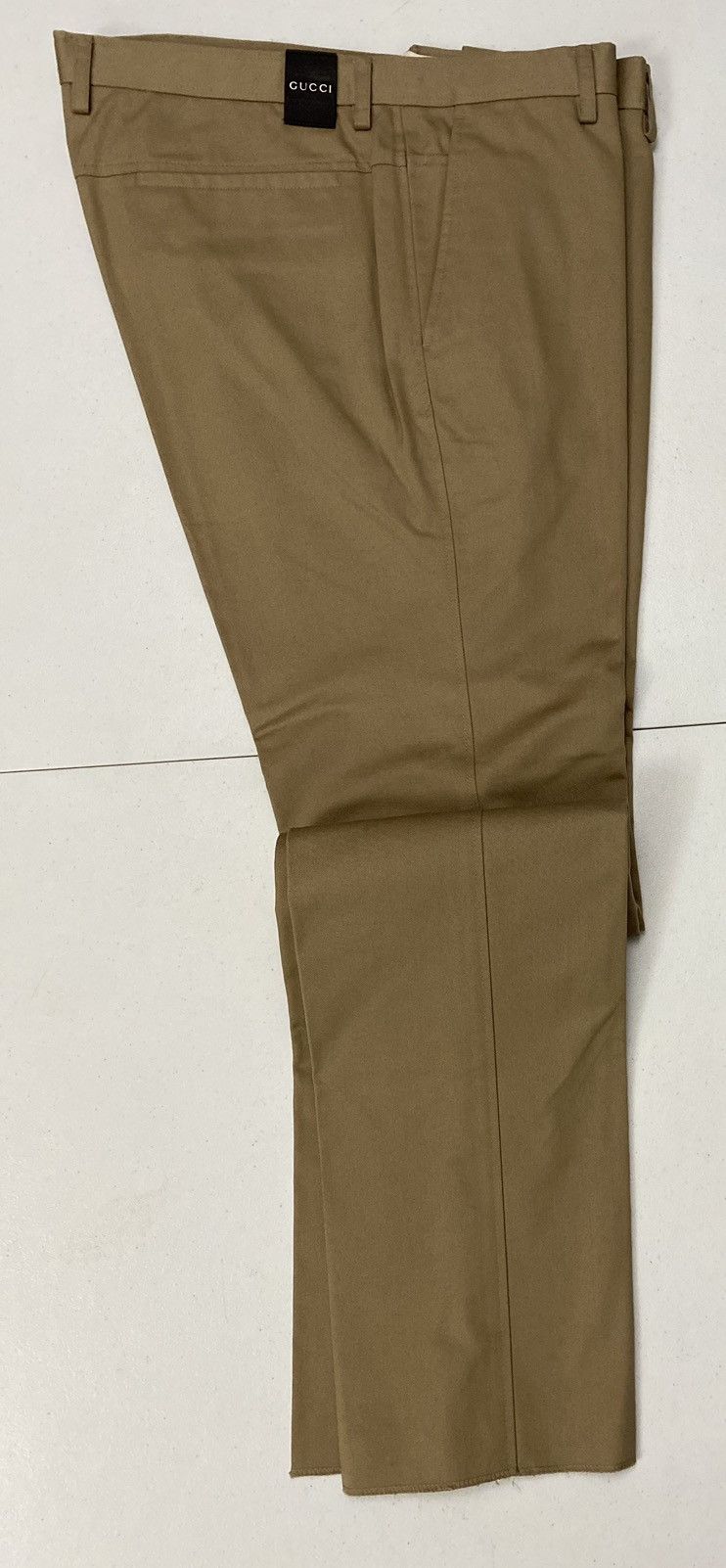 Gucci Gucci 🇮🇹 brown metal leather logo drill pants 36 Vintage NW Size US 36 / EU 52 - 7 Thumbnail
