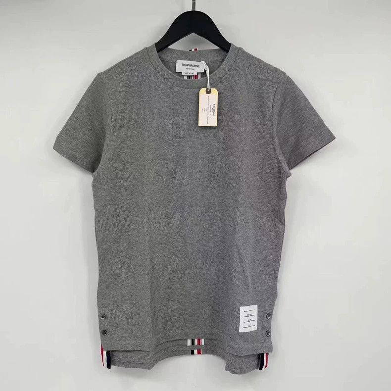 Thom Browne Thom browne Gray back striped short sleeves 2503-Nextarrow Size US S / EU 44-46 / 1 - 1 Thumbnail