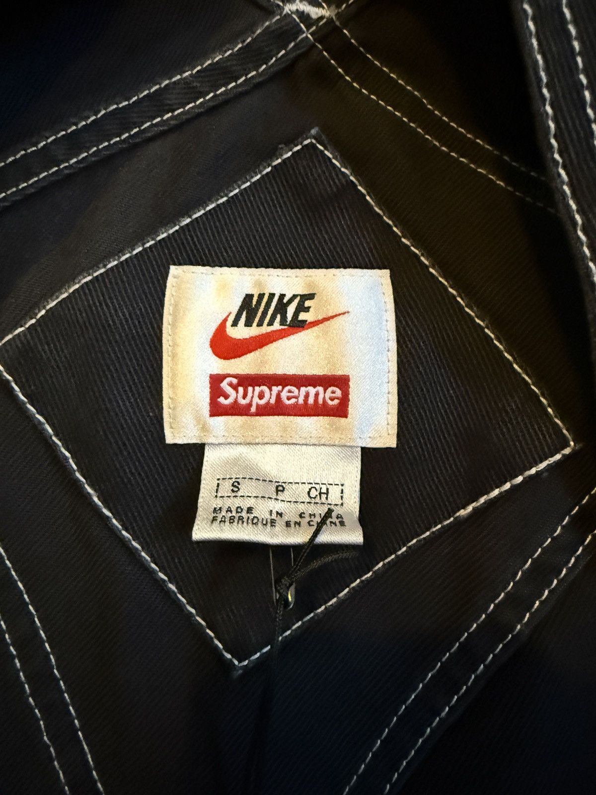 Nike × Supreme Supreme X Nike Overalls Navy Size US 30 / EU 46 - 4 Thumbnail
