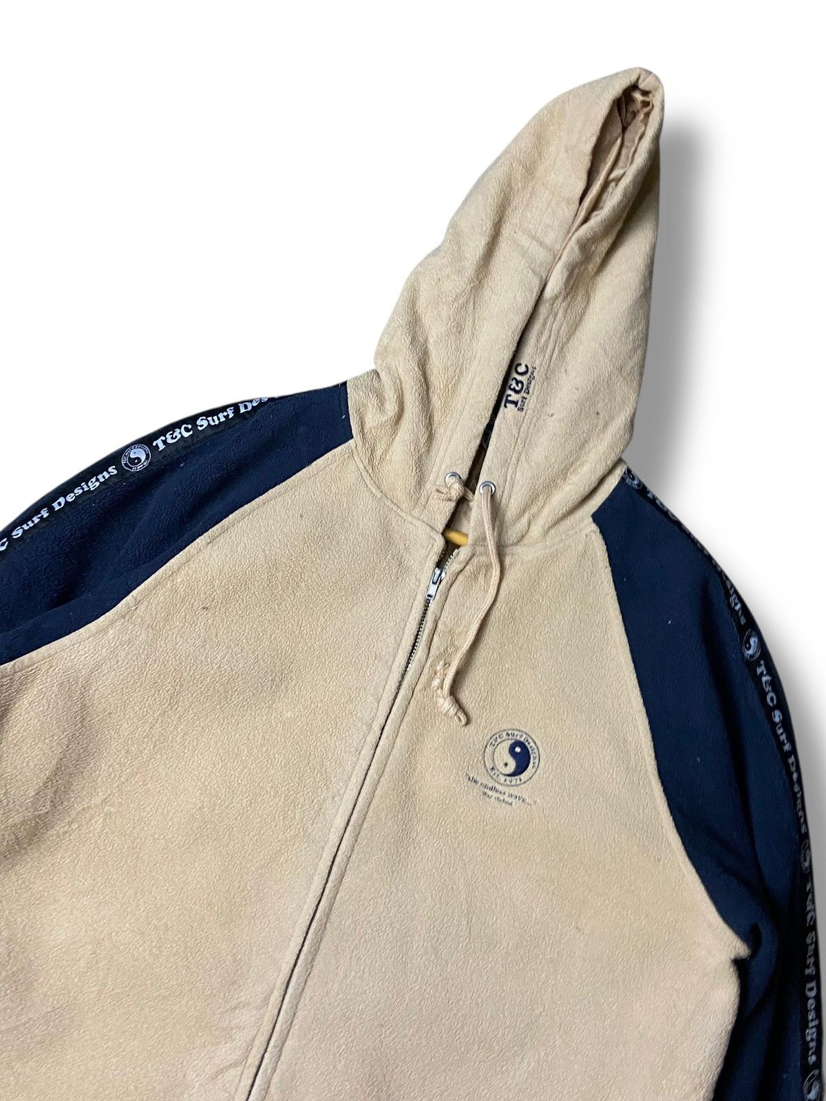 Japanese Brand × Vintage T&C Surf Designs Brand Fleece Hoodie Jacket (124) Size US XS / EU 42 / 0 - 6 Thumbnail