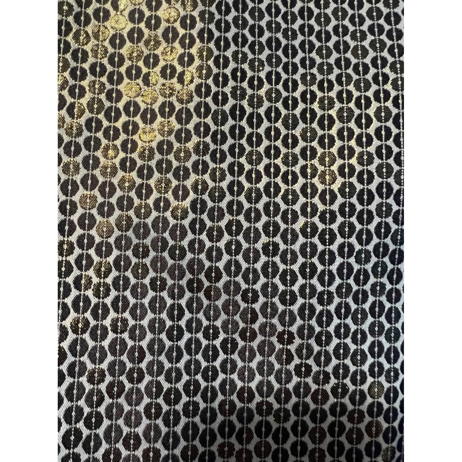 Other Sunny Leigh Pencil Skirt Gold Metallic Accents Career Size 8 Size 30" / US 8 / IT 44 - 3 Thumbnail