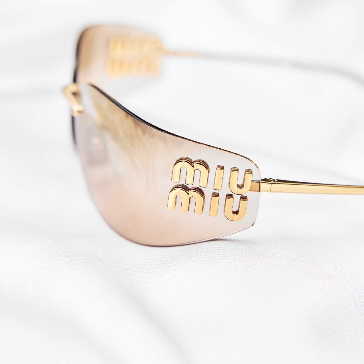 Miu Miu MIU MIU 0MU A51S 5AK20P SUNGLASSES Size ONE SIZE - 3 Thumbnail