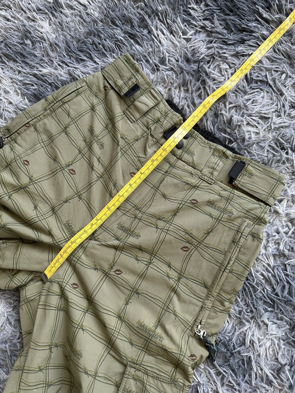 Japanese Brand 2000's Kissmark - Barbed gorpcore outdoor pants Size US 29 - 14 Thumbnail