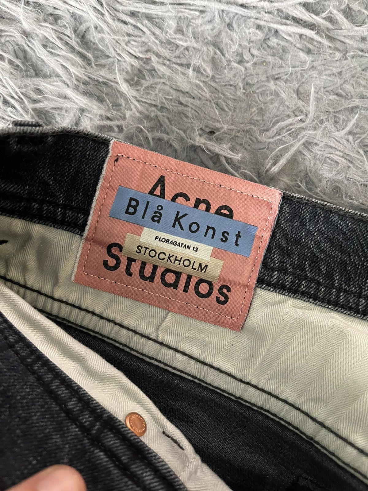Acne Studios Acne Studios Bla konst avant garde skinny fit graphite jeans Size US 34 / EU 50 - 11 Thumbnail