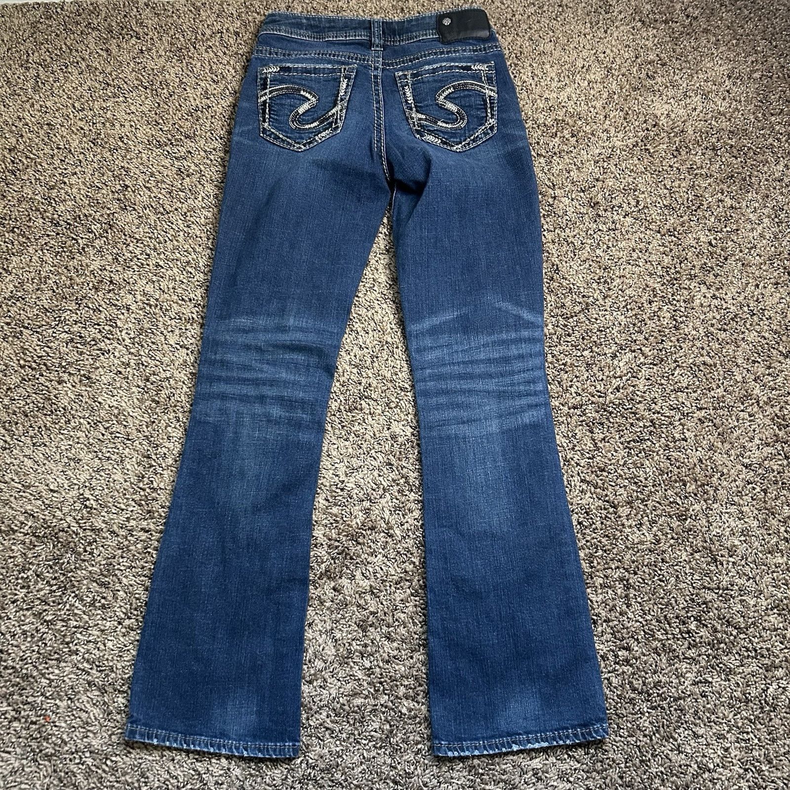 Silver Jeans Co. Silver Jeans Women W26xL33 AIKO Mid Boot Bootcut Stretch Fit Size 26" / US 2 / IT 38 - 7 Thumbnail