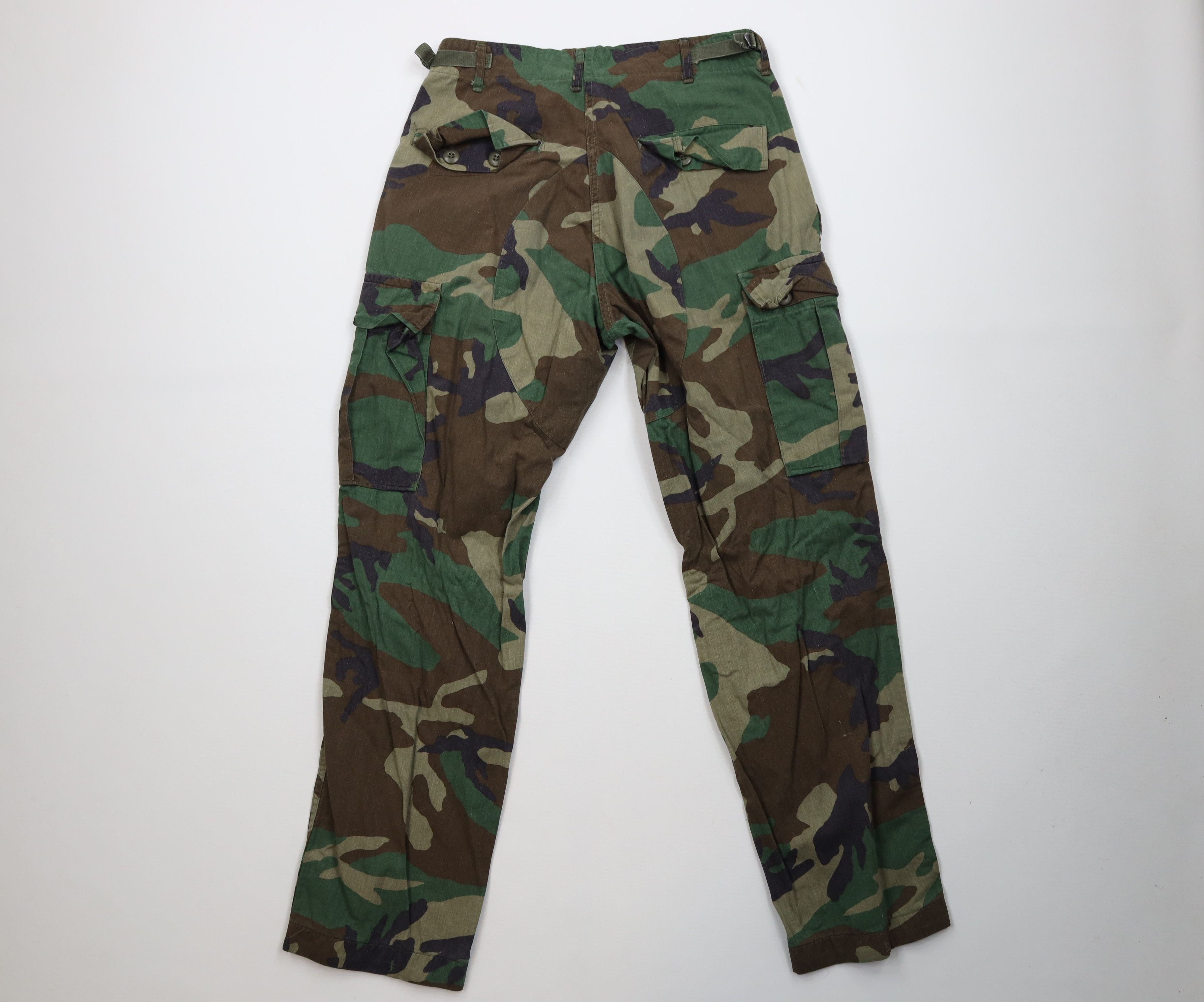Vintage Vintage 80s USGI Camouflage Combat Cargo Pants Trousers USA Size US 32 / EU 48 - 9 Thumbnail
