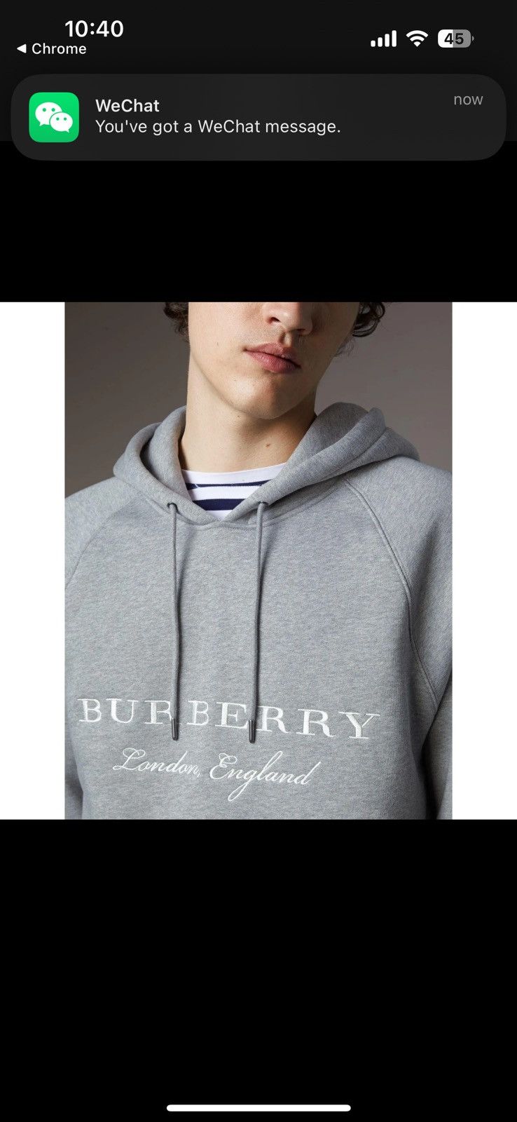 Burberry Burberry hoodie Size L / US 10 / IT 46 - 3 Thumbnail
