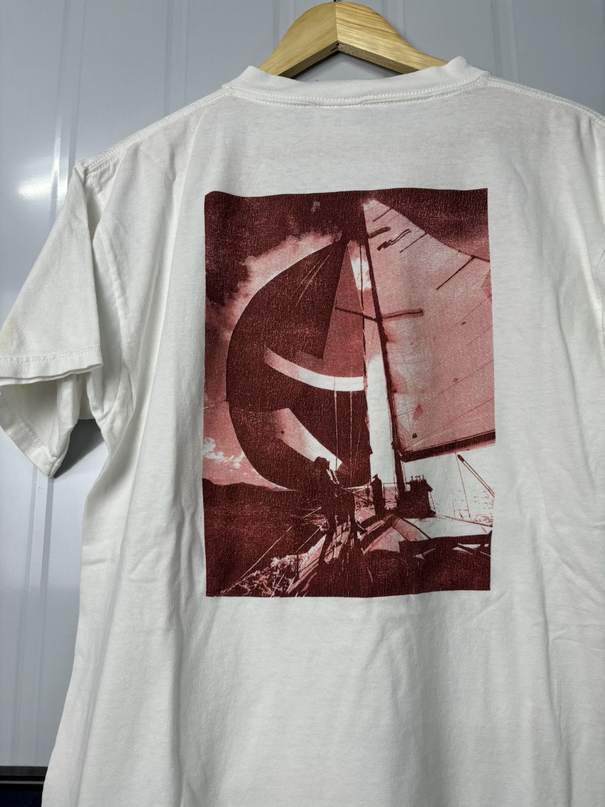 BMW × Vintage RARE! Vintage 90’s Art BMW Yatch Phototee Size US L / EU 52-54 / 3 - 4 Thumbnail