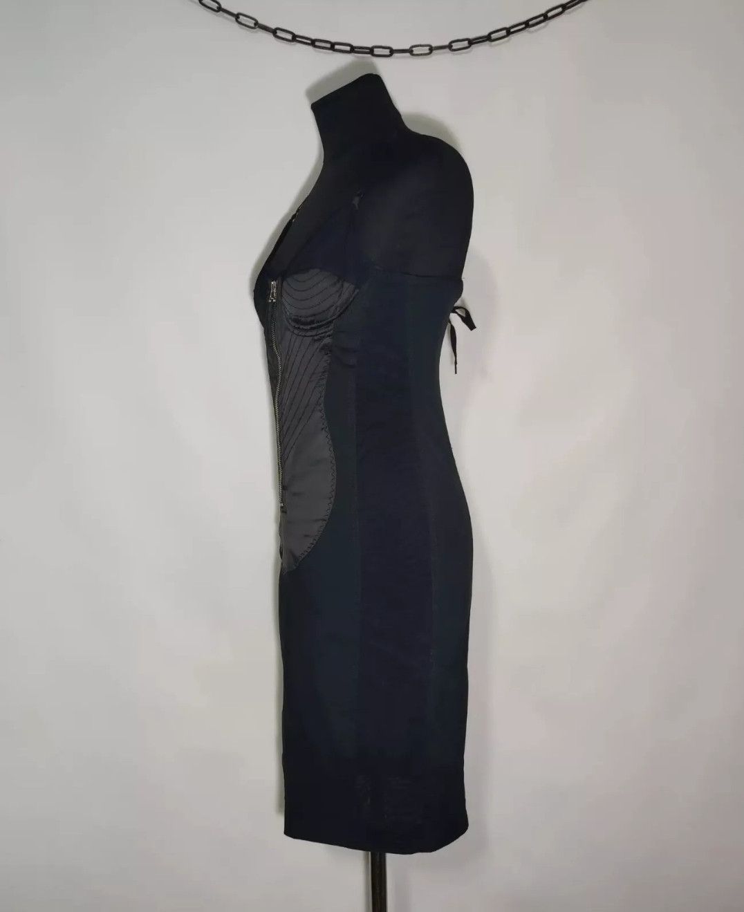 Jean Paul Gaultier Jean Paul Gaultier 90's Vintage Cone Bra Corset Black Dress Size M / US 6-8 / IT 42-44 - 6 Thumbnail