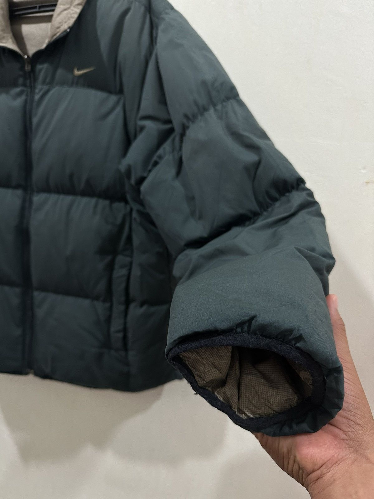 Vintage 2003 VTG Nike Puffer Reversible Jacket Size US L / EU 52-54 / 3 - 4 Thumbnail