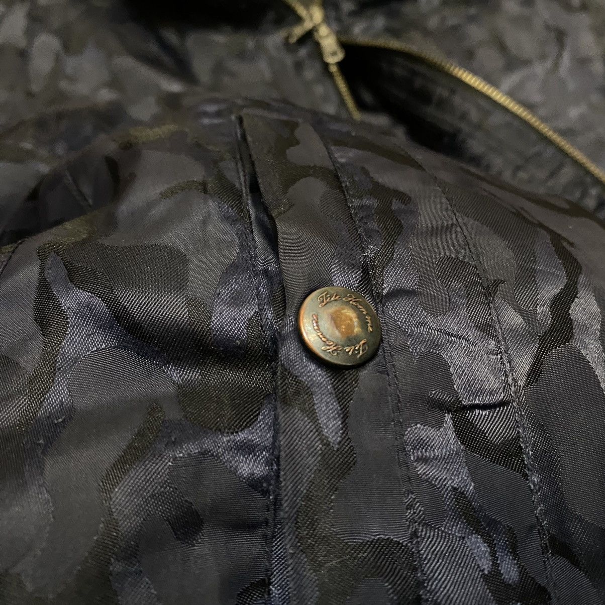 Issey Miyake 2000s Tete Homme By Issey Miyake Camo Parka Jacket Size US M / EU 48-50 / 2 - 8 Thumbnail