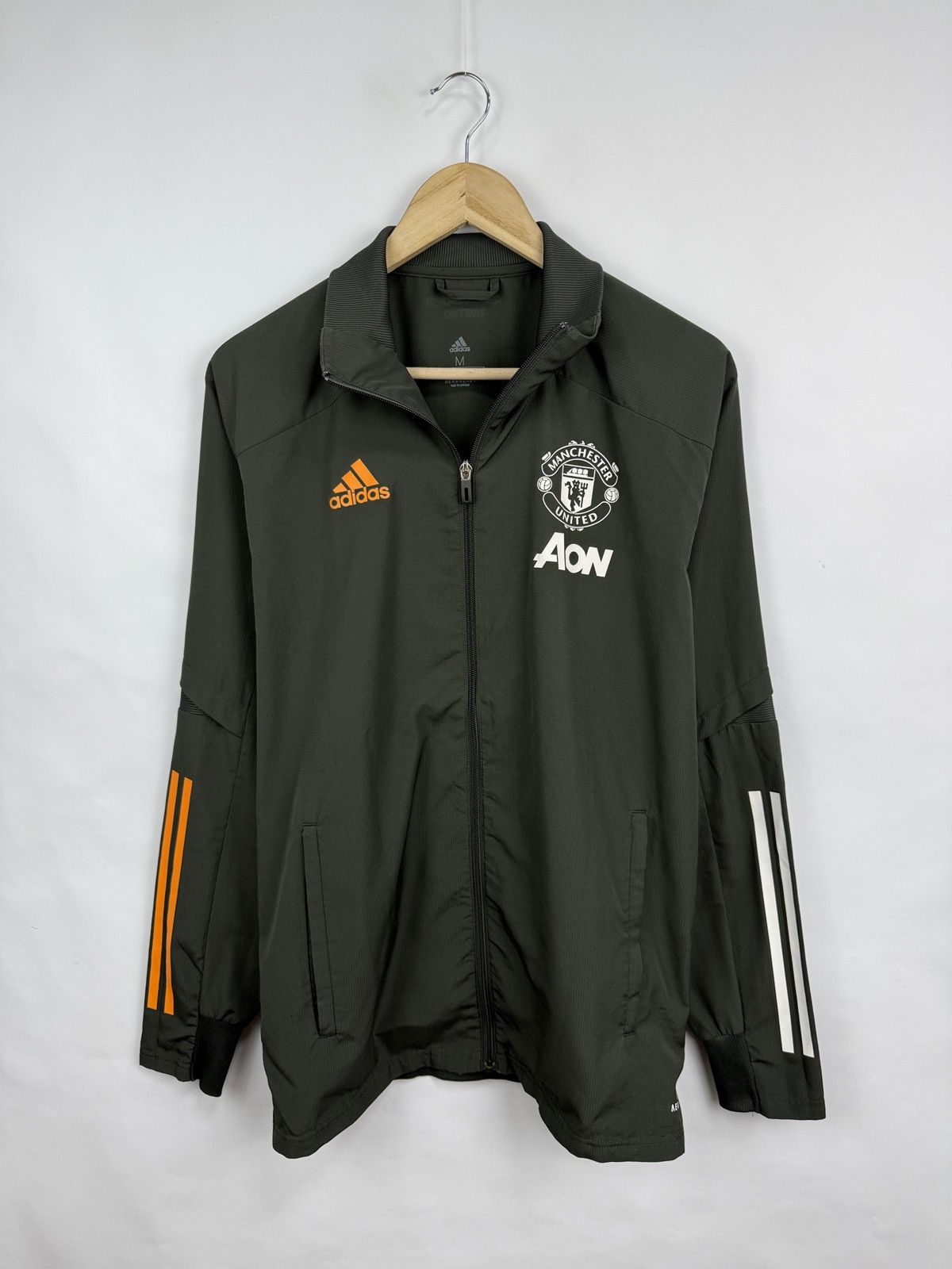 Adidas 🏴󠁧󠁢󠁥󠁮󠁧󠁿 Y2K 2022 Adidas Manchester United Zip Jacket Soccer Size US L / EU 52-54 / 3 - 3 Thumbnail