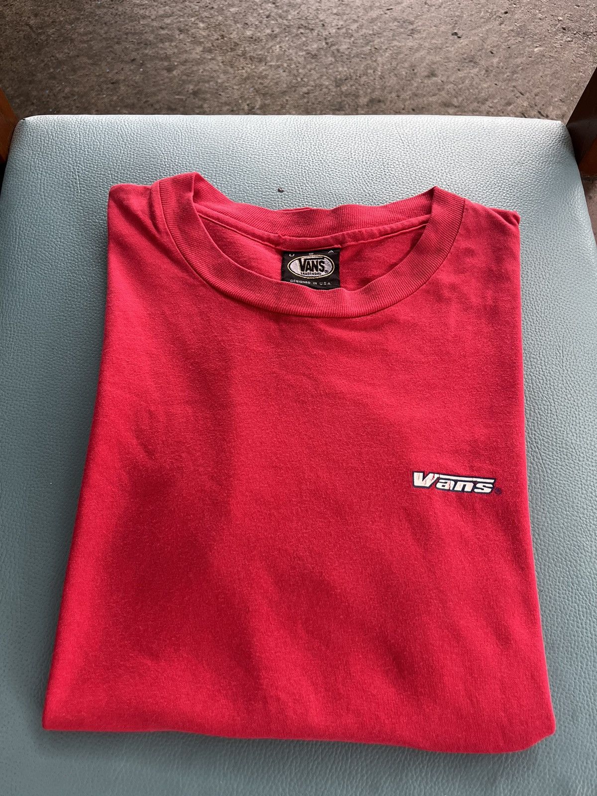 Vans × Vintage Vintage VANS OFF THE WALL U.S.A 90’s Skateboard Tshirt Size US L / EU 52-54 / 3 - 1 Thumbnail