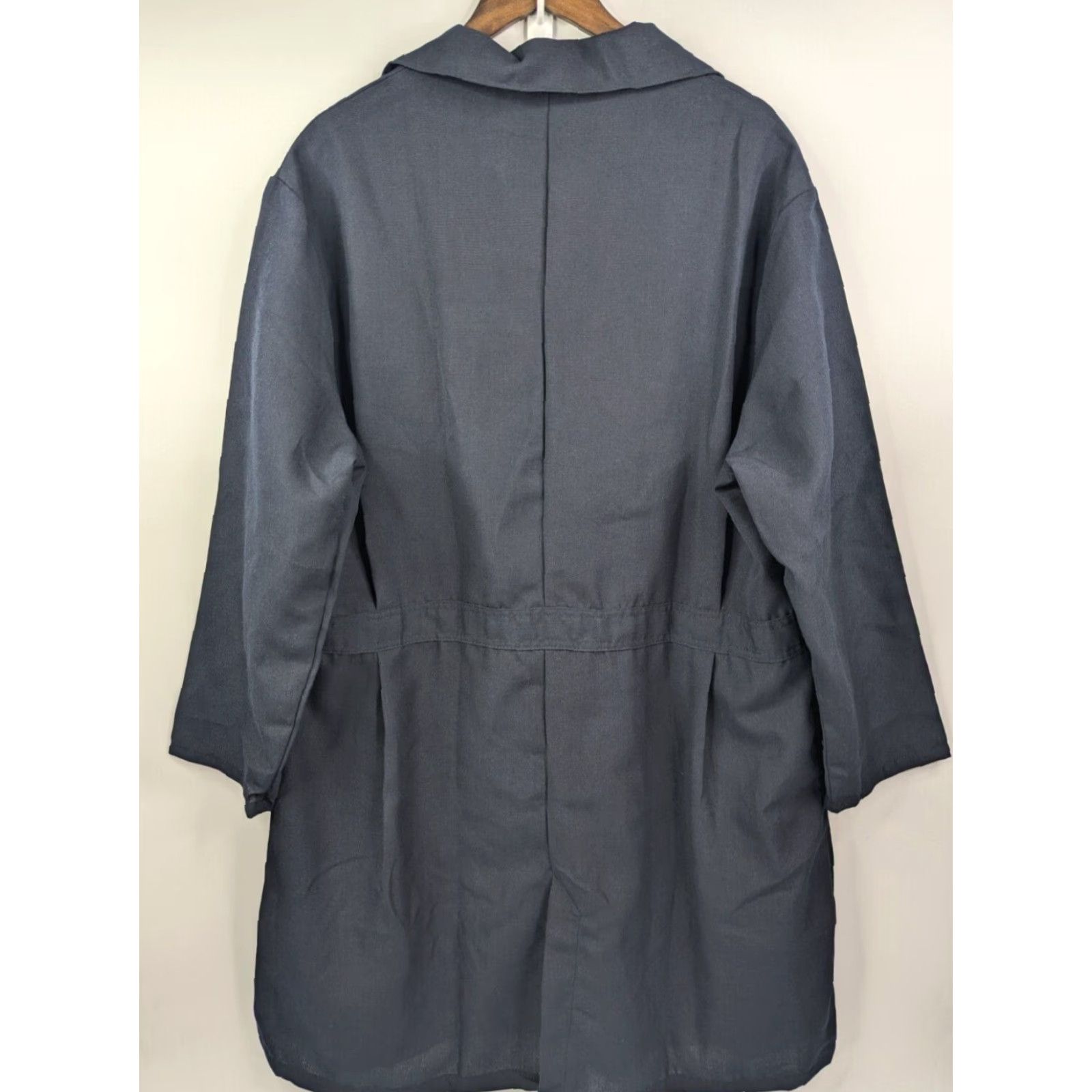 Vintage Topps FR Navy Work Coat Mens XL Flame Resistant NOMEX IIIA Made In USA Shirt Navy XL Mens Topps FR Nomex IIIA Workwear USA Size US XL / EU 56 / 4 - 5 Thumbnail