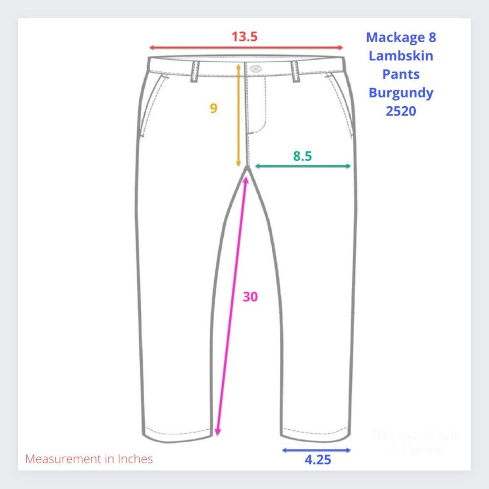 Mackage Mackage Lamb Leather Skinny Pants Maroon Size 8 Zip Size 30" / US 8 / IT 44 - 13 Thumbnail