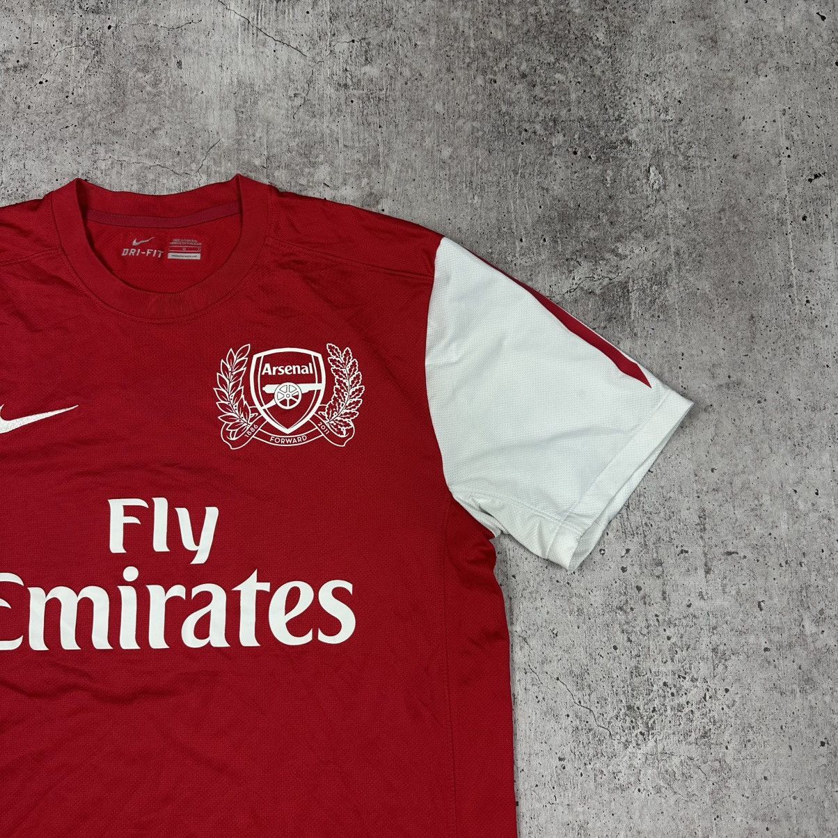 Nike 2011/12 Nike Arsenal 125th Anniversary Vintage Soccer Jersey Size US L / EU 52-54 / 3 - 2 Thumbnail