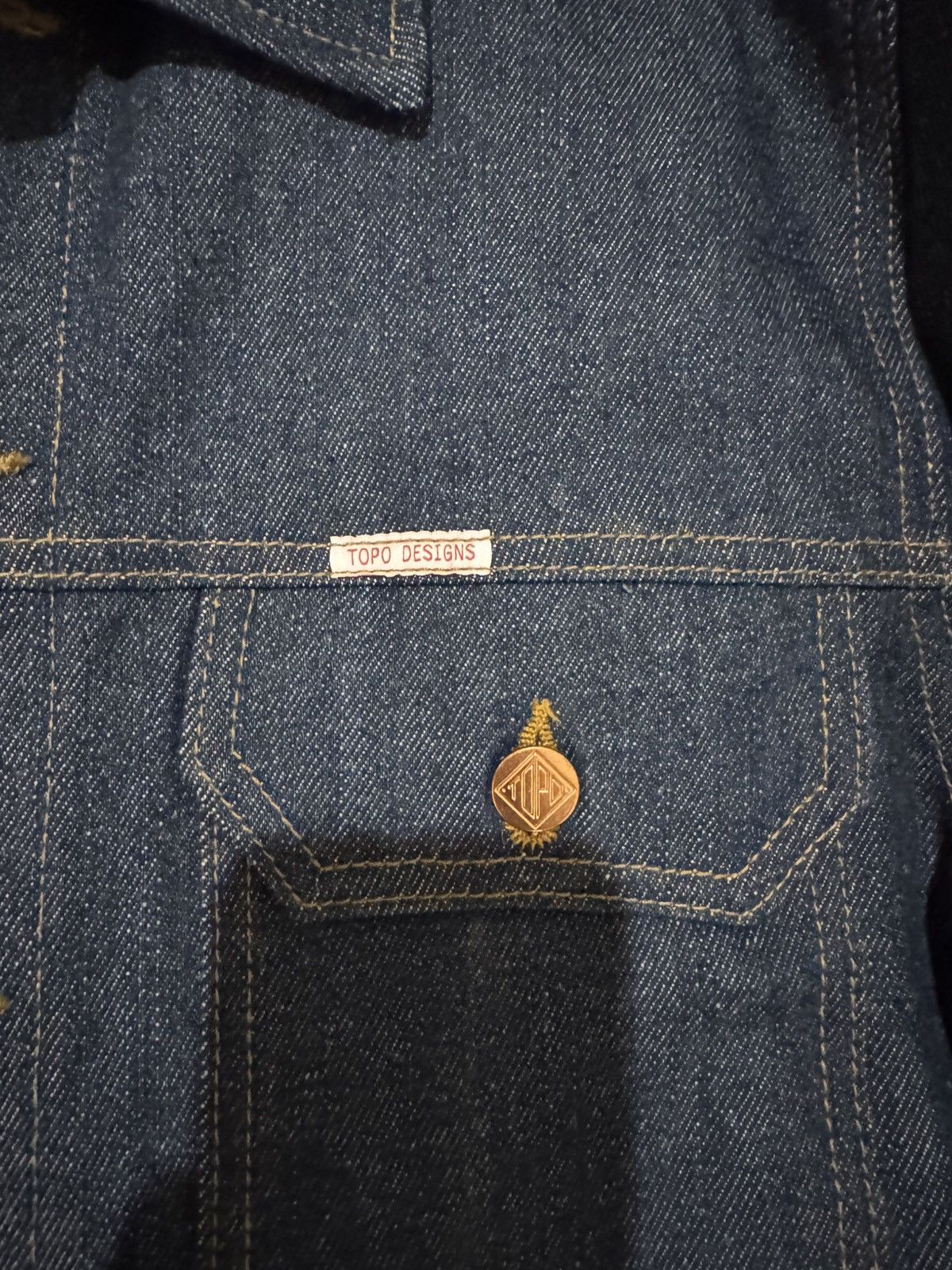 Topo Designs Topo Designs made in USA raw denim jacket Size US S / EU 44-46 / 1 - 3 Thumbnail