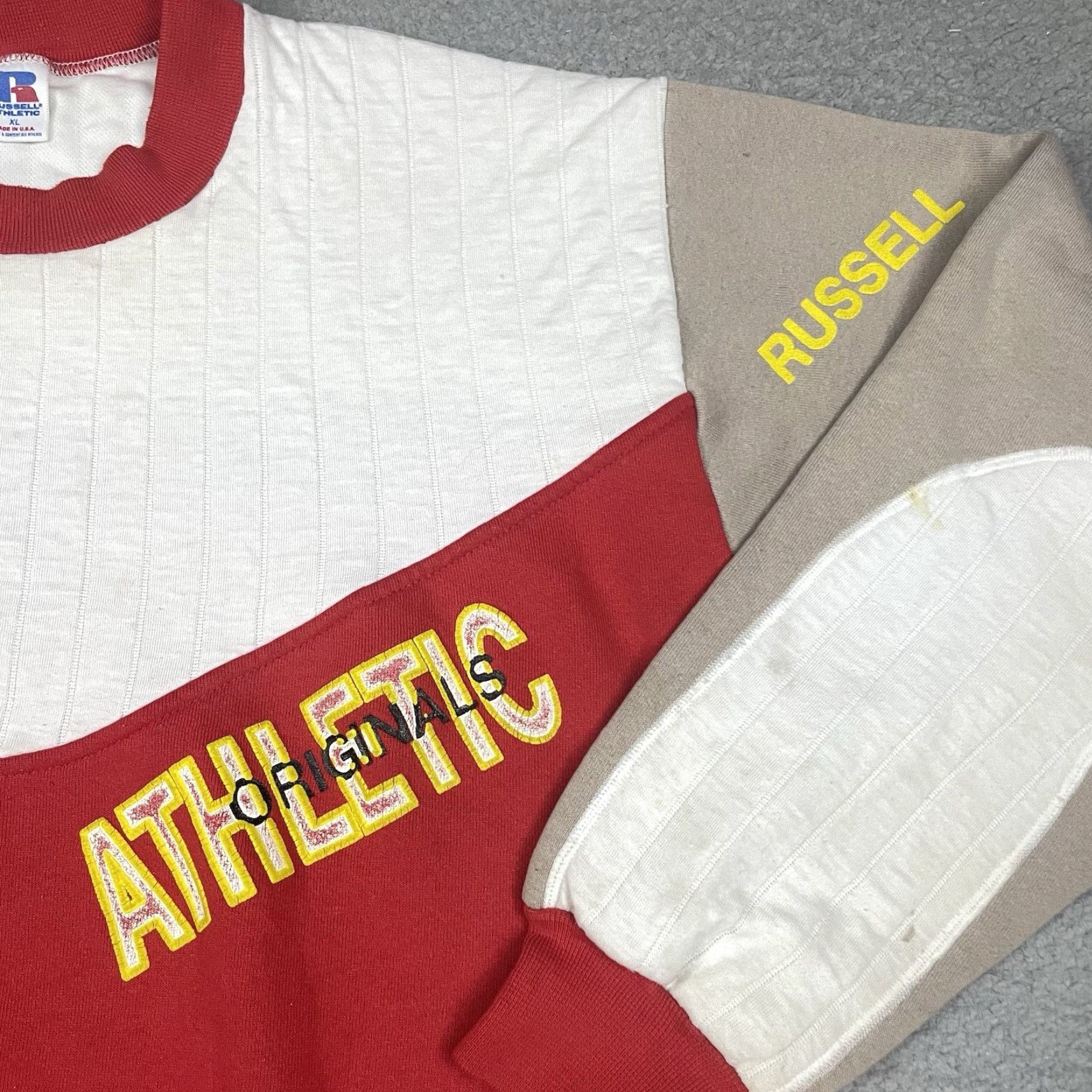 Russell Athletic VINTAGE Russell Athletic Sweatshirt Adult XL Red Classic Crewneck 80s USA Rare Size US XL / EU 56 / 4 - 4 Thumbnail