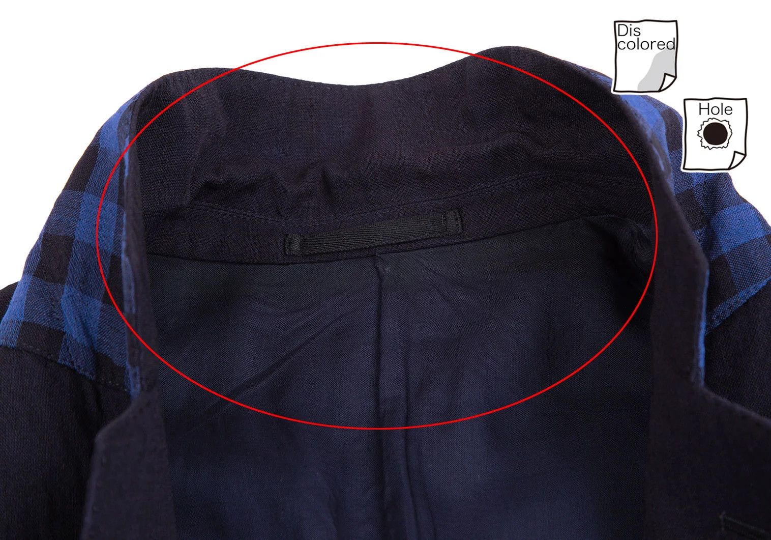 Issey Miyake Summer Wool Jacket in Navy with Check Pattern Size US XL / EU 56 / 4 - 3 Thumbnail