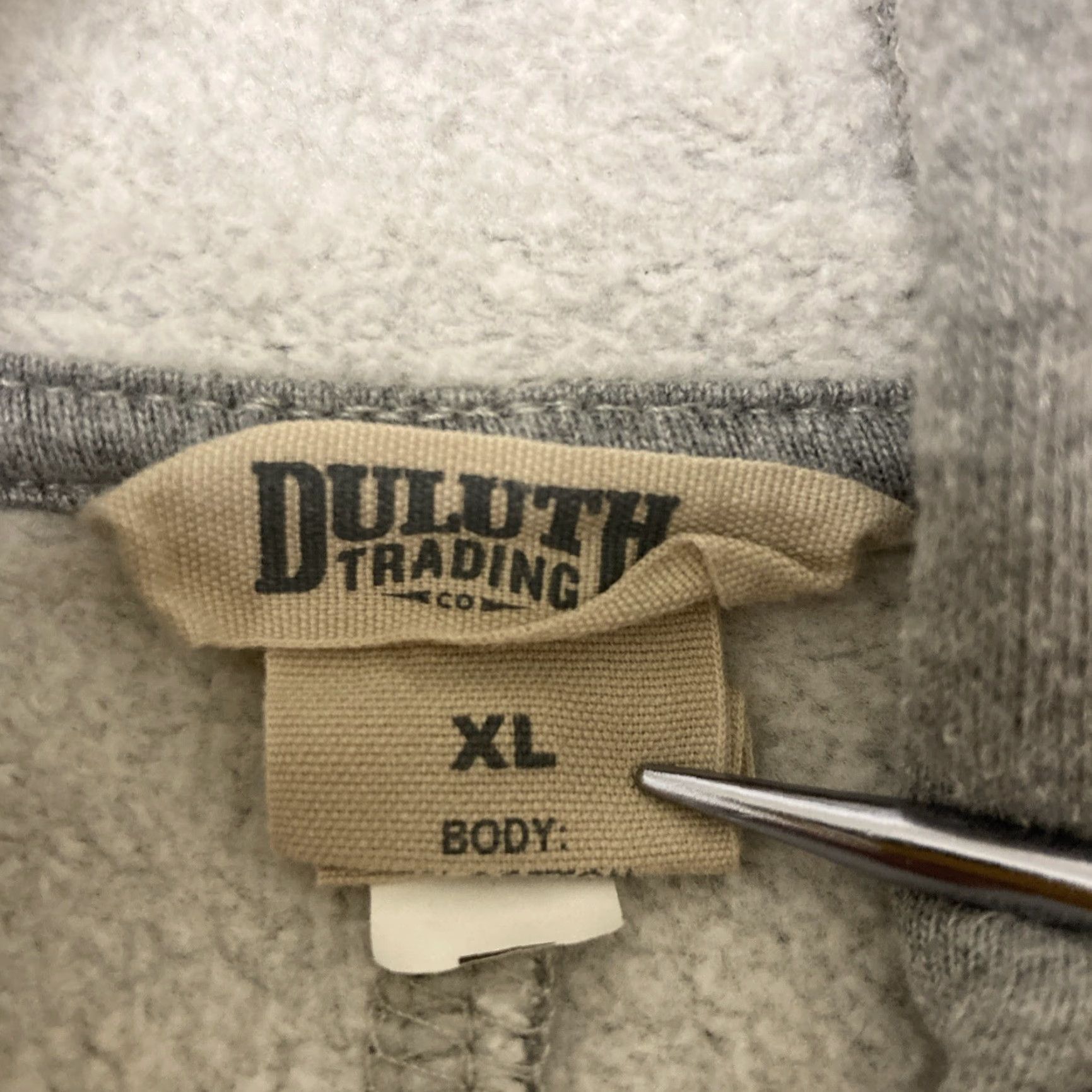Duluth Trading Company Duluth Trading Co Hoodie XL Gray Cotton Full Zip Lightweight Mens Size US XL / EU 56 / 4 - 3 Thumbnail