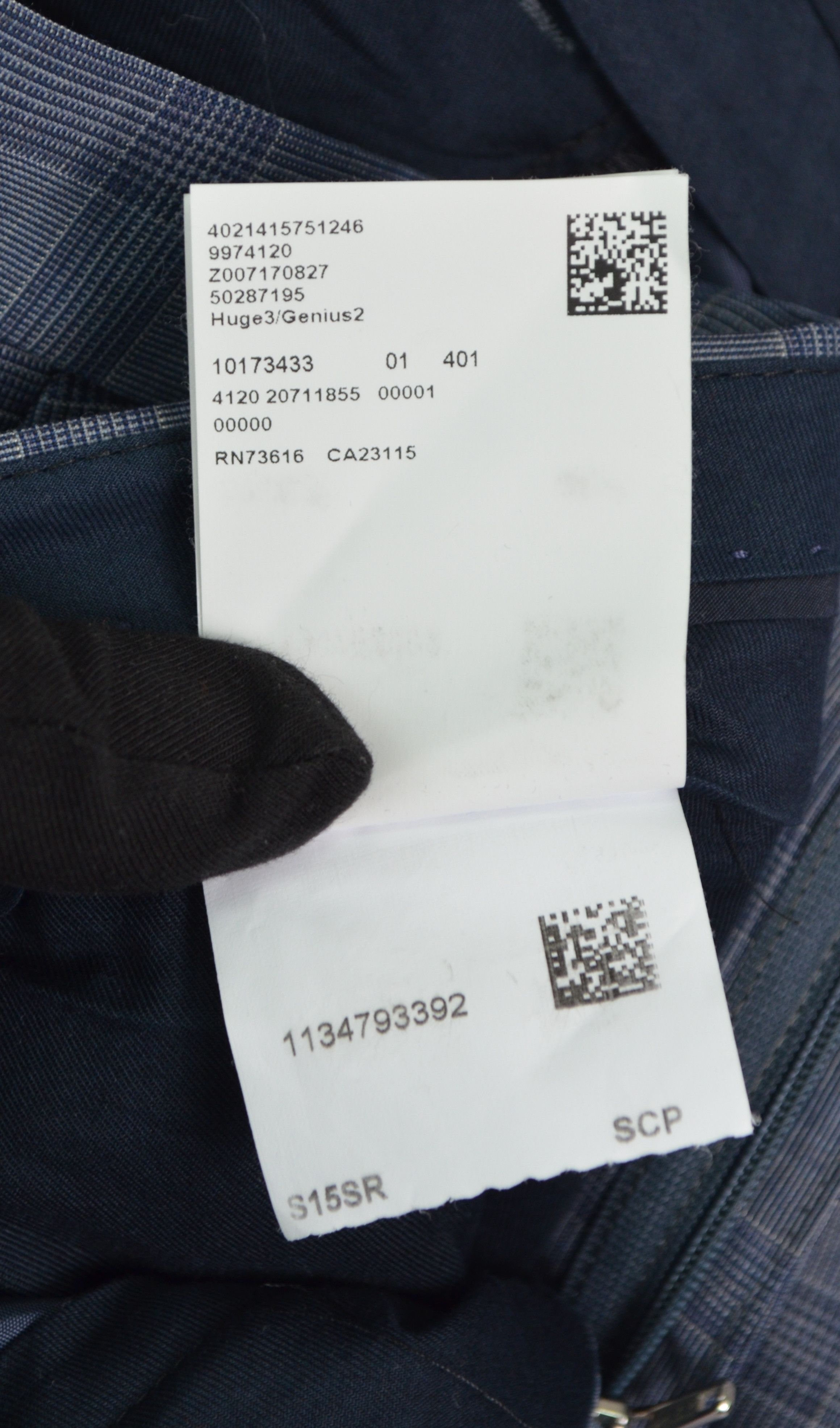 Hugo Boss Hugo Boss Check 100% Wool Pants Trousers Size 50 W32 L30 Size US 32 / EU 48 - 11 Thumbnail