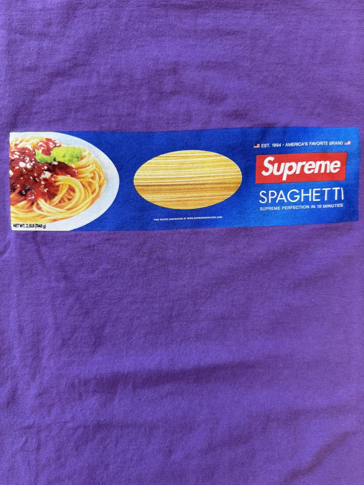 Supreme FW21 Supreme Spahghetti Tee Size US L / EU 52-54 / 3 - 3 Thumbnail