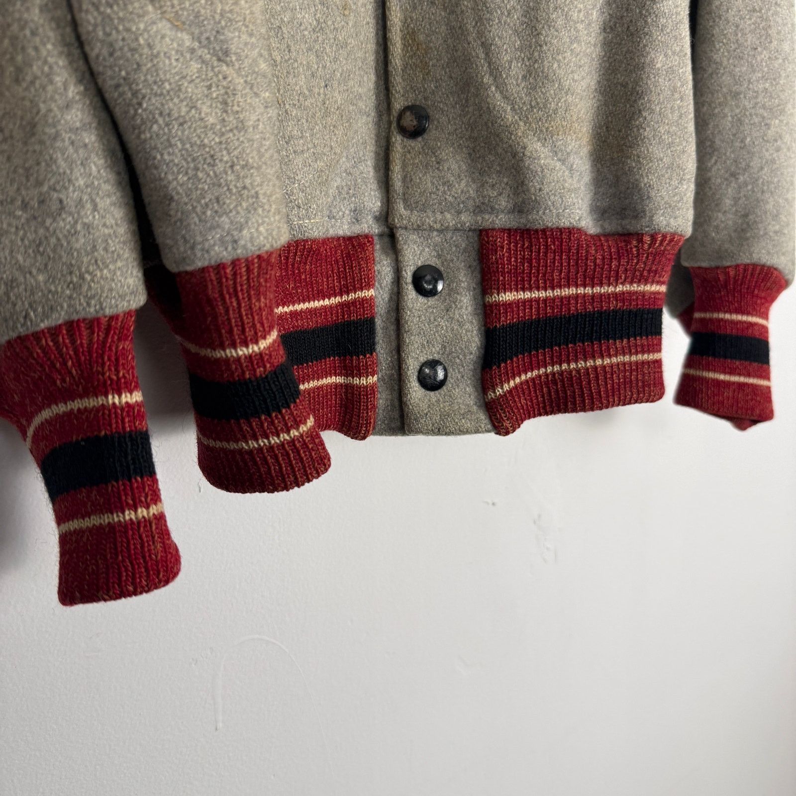 Vintage Vintage 50s Worcester Academy Wool Letterman Varsity Jacket Size US M / EU 48-50 / 2 - 5 Thumbnail