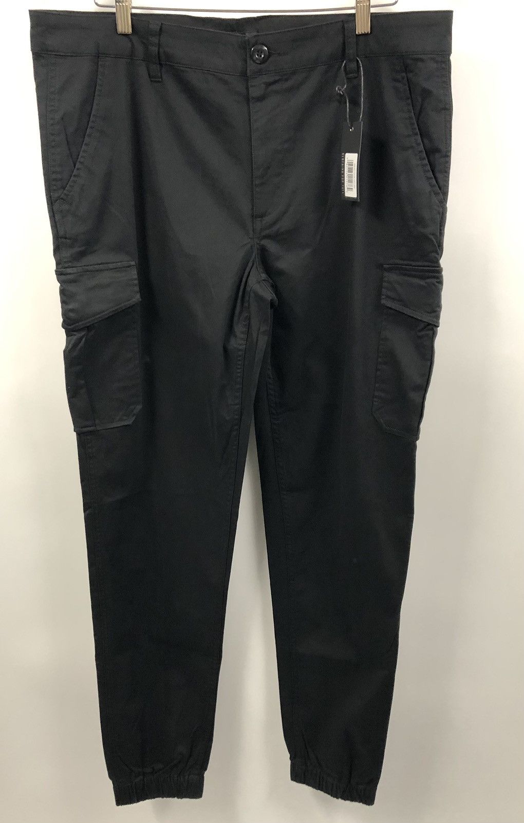 Other American Tall Tapered Stretch Cotton Black Jogger Pants Size US 38 / EU 54 - 1 Thumbnail