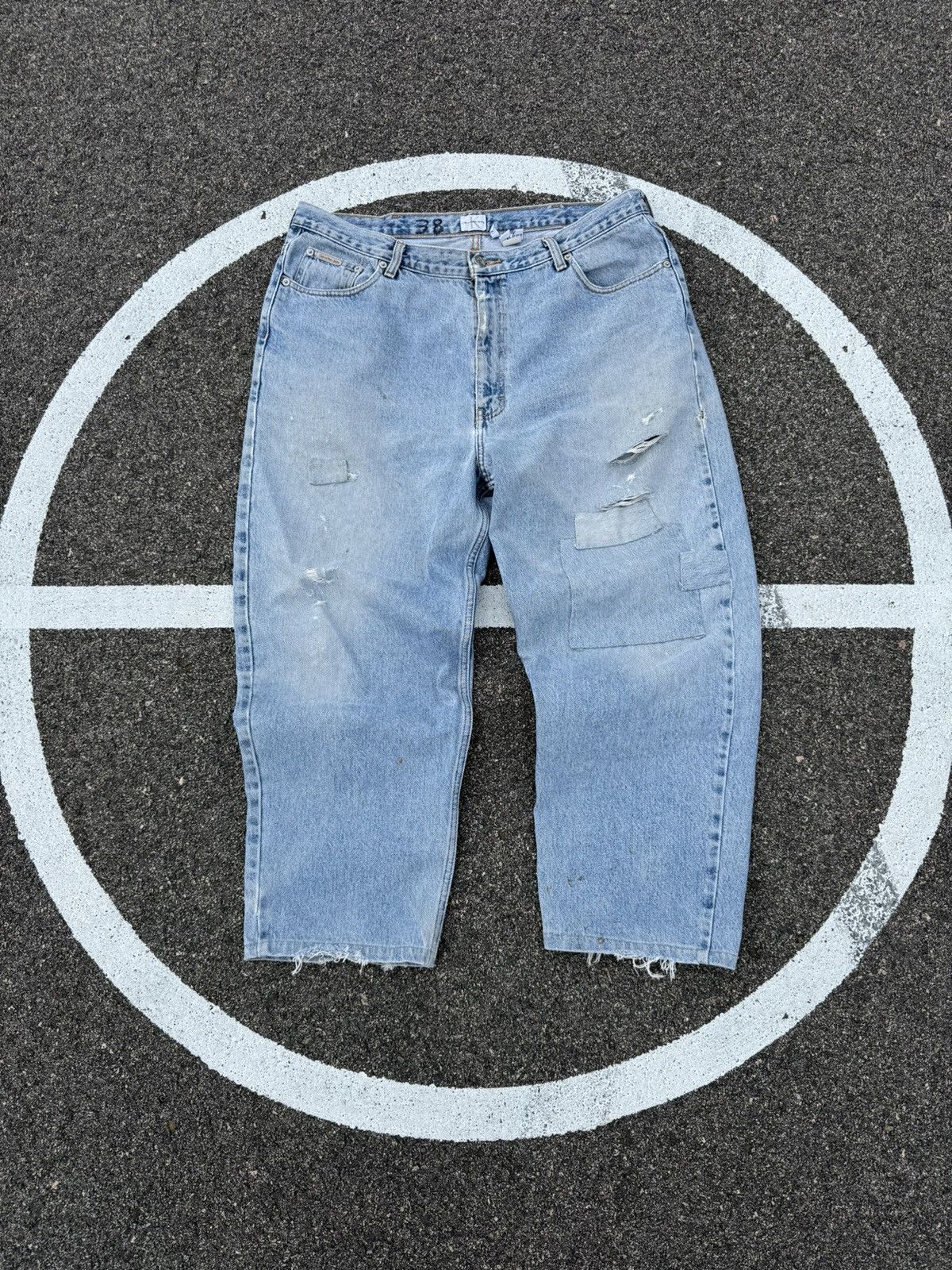 Calvin Klein × Vintage Vintage Calvin Klein Baggy Jeans Y2K Size US 38 / EU 54 - 1 Thumbnail