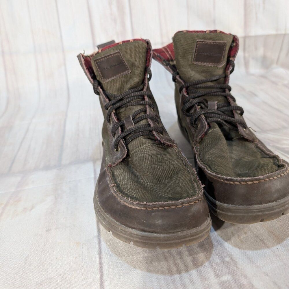 Other Lems Boulder Men's 12 Green Canvas Casual Retro Hiking Ankl Size US 12 / EU 45 - 3 Thumbnail