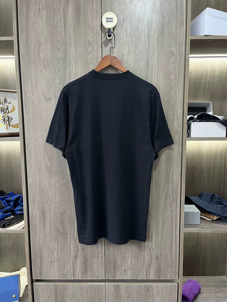 Balenciaga Balenciaga Black Embroidered Logo Short Sleeve Size US S / EU 44-46 / 1 - 5 Thumbnail