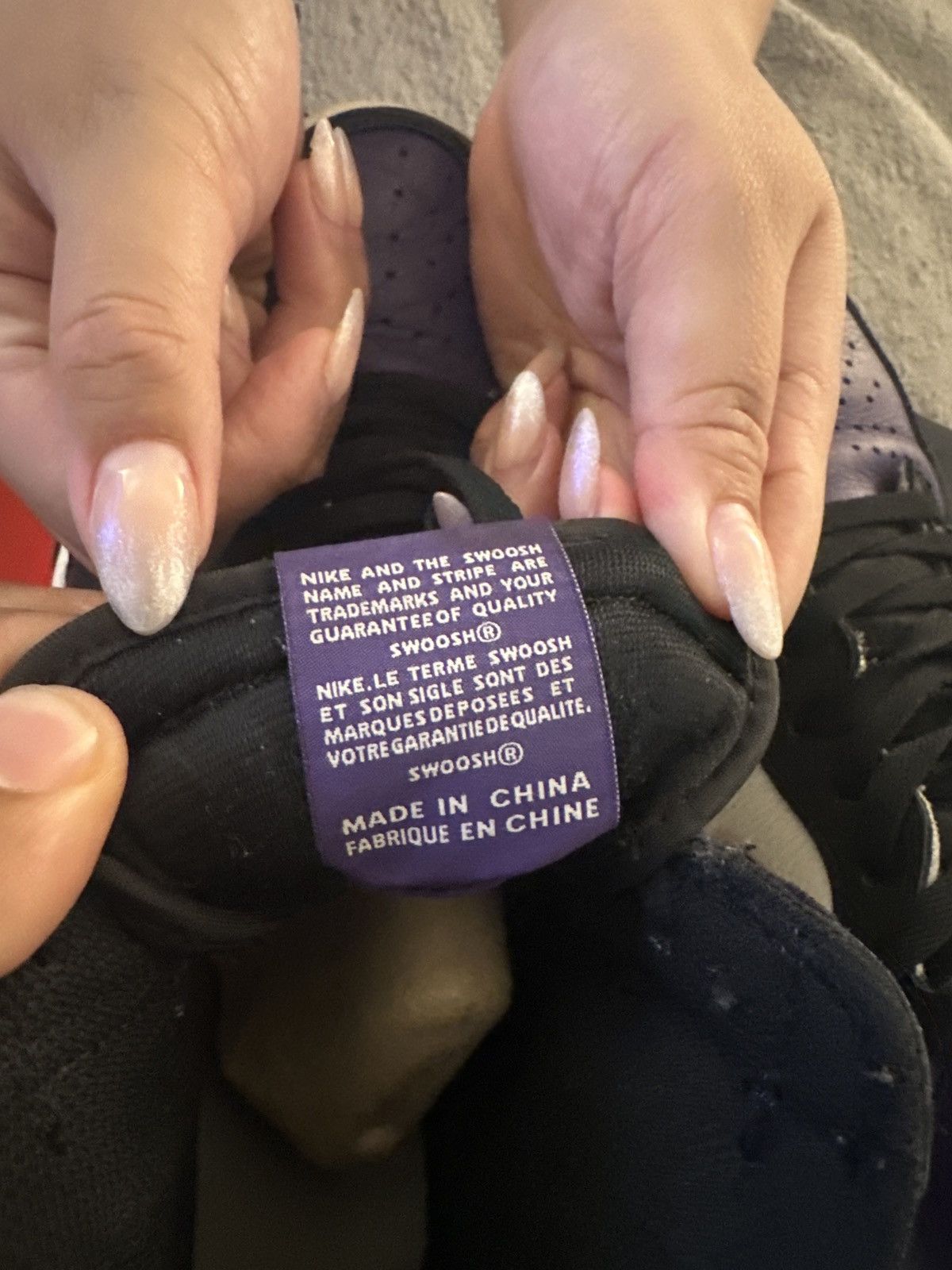 Jordan Brand × Vintage Jordan 1 Retro High Og Court Purple Size US 13 / EU 46 - 3 Thumbnail