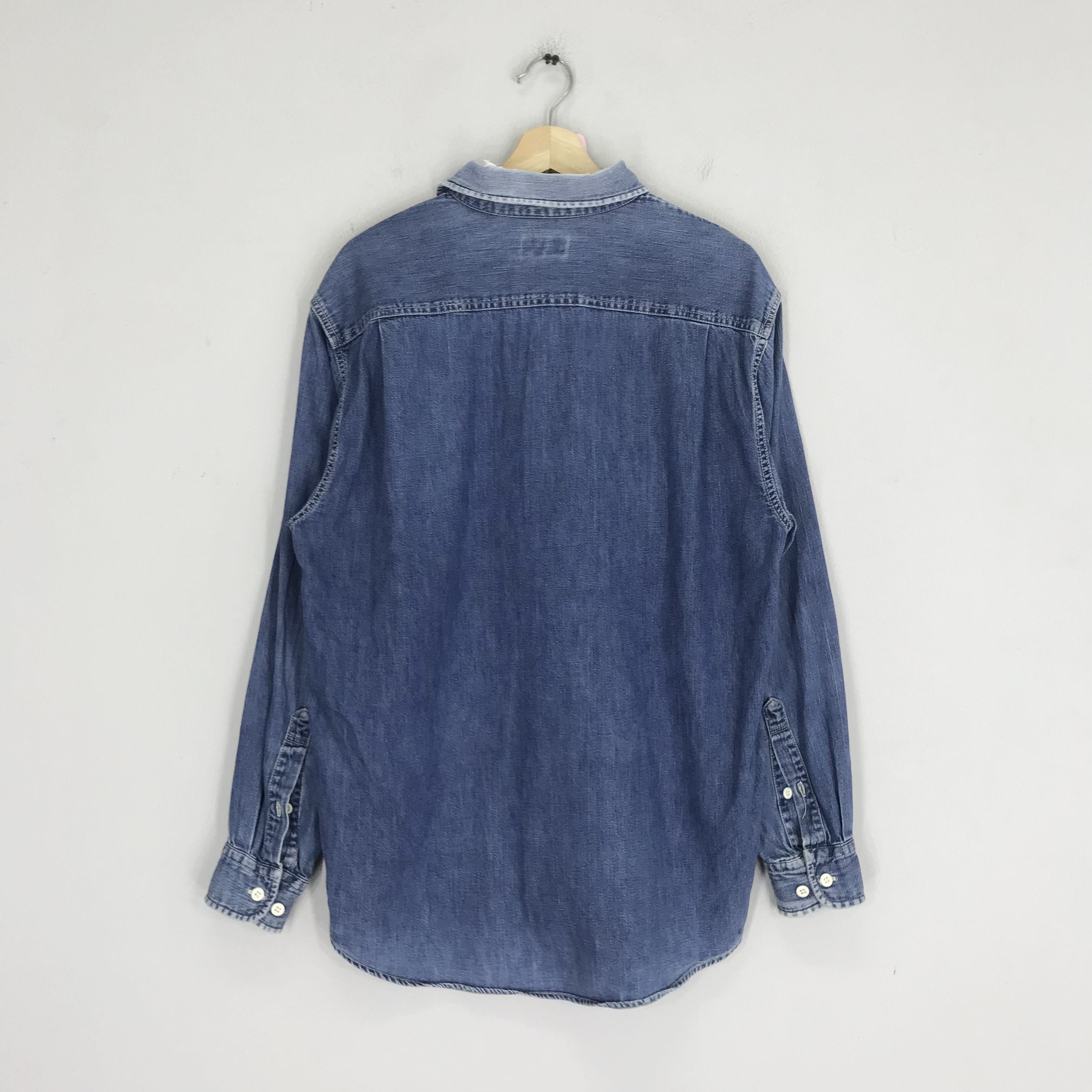 Uniqlo Vintage Uniqlo American Denim Double Pocket Button Down Size US L / EU 52-54 / 3 - 2 Thumbnail
