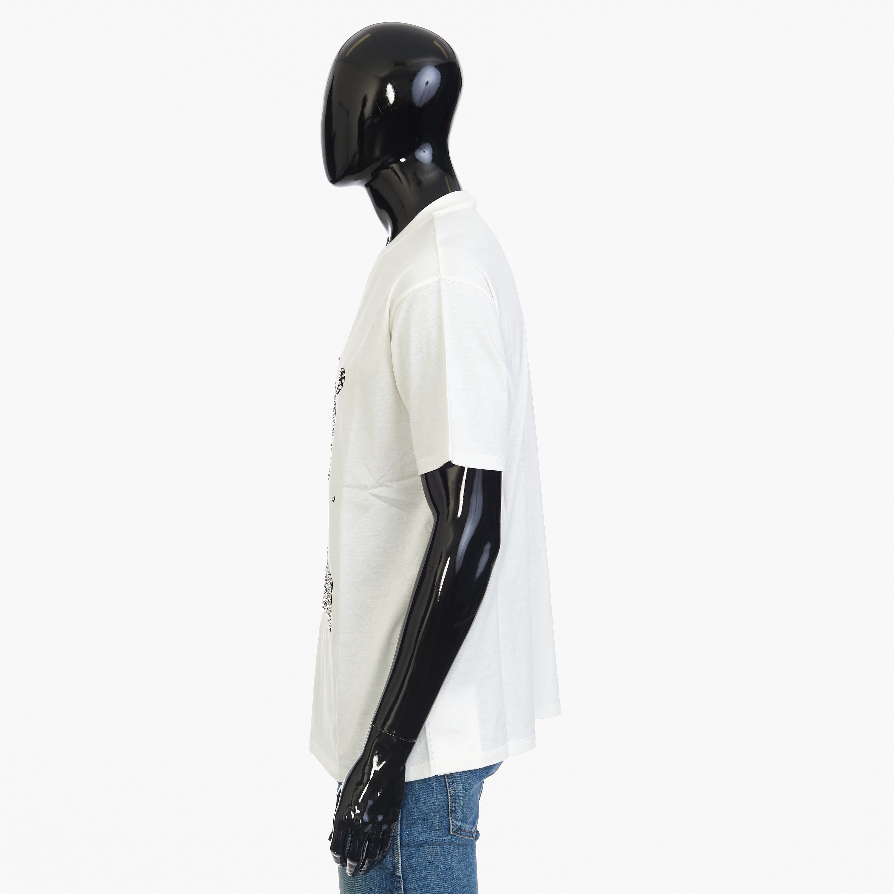 Celine x Ed Broner White T-shirt “Lost Paradise” Studs Size US S / EU 44-46 / 1 - 3 Thumbnail
