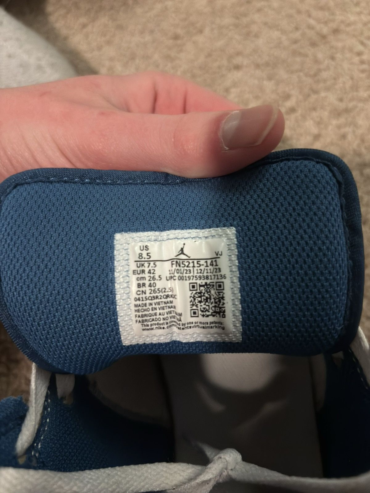 Jordan Brand Jordan one Mid SE Industrial Blue Size US 8.5 / EU 41-42 - 5 Thumbnail