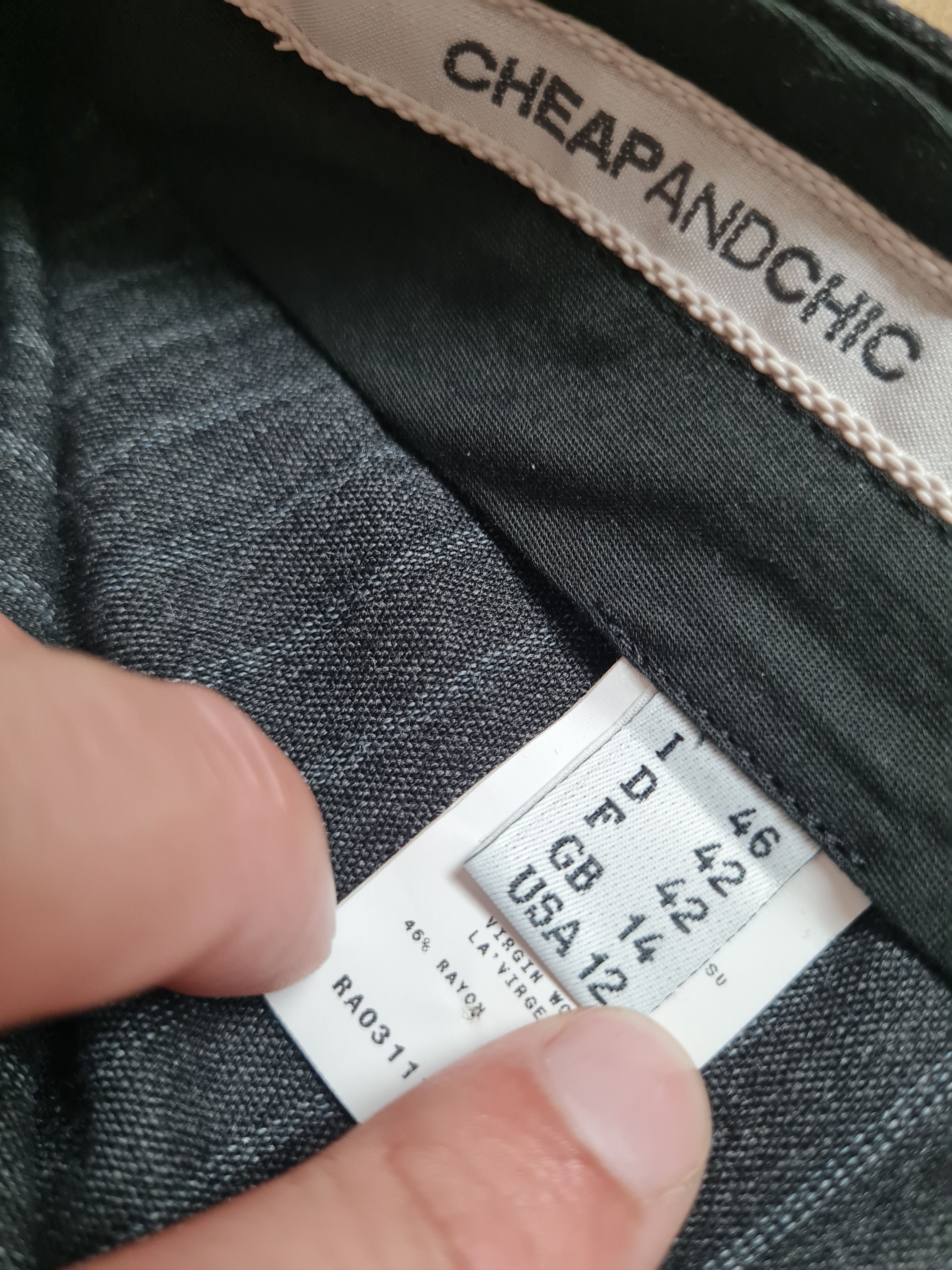 Moschino Vintage wool womens Pants MOSCHINO retro size USA12 Italy Size 34" / US 12 / IT 48 - 18 Thumbnail