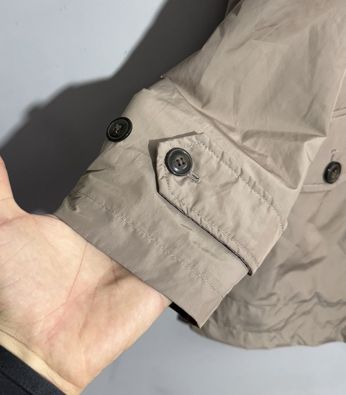 Woolrich Woolen Mills Woolrich Nylon Beige Light Jacket Size US M / EU 48-50 / 2 - 2 Thumbnail