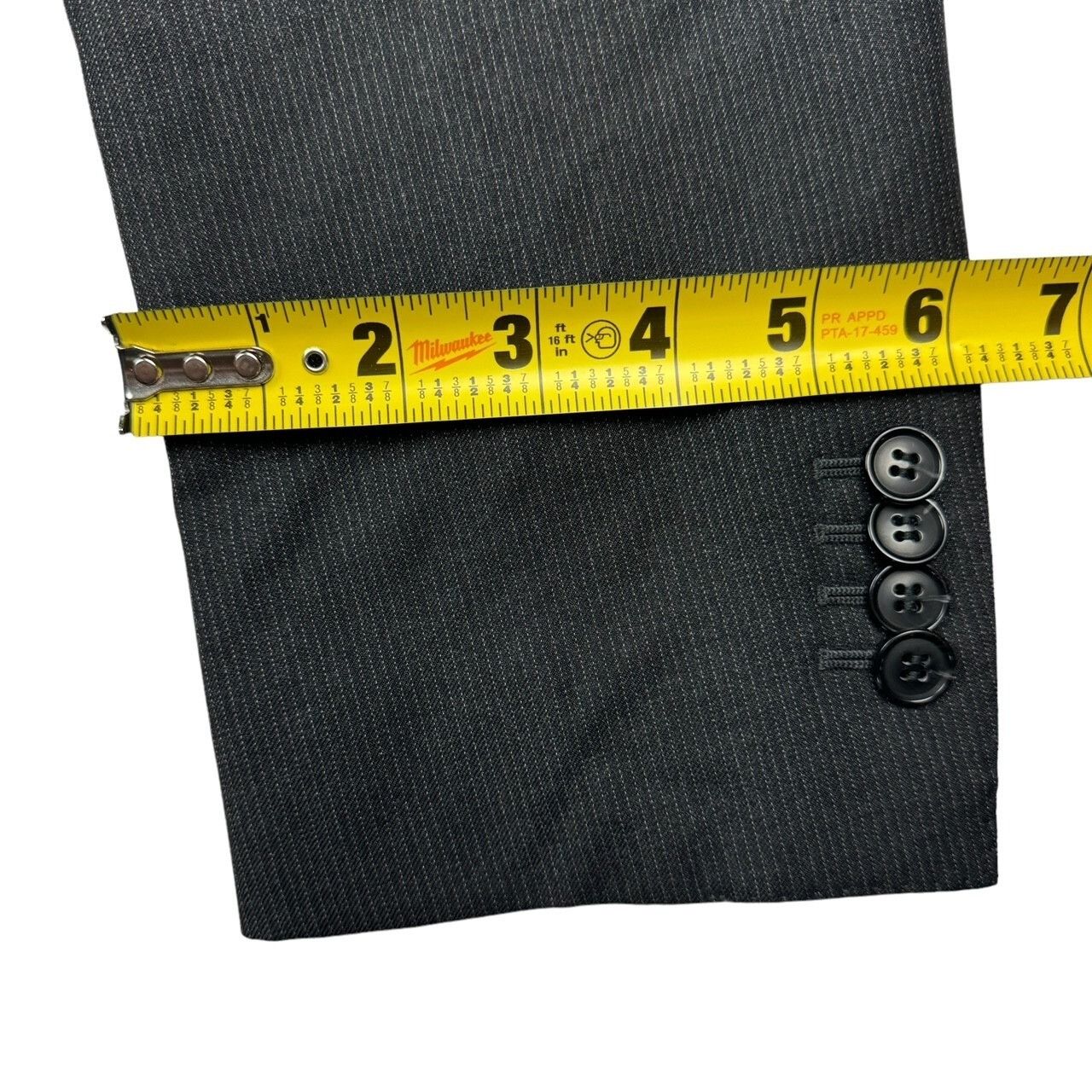 Suitsupply SuitSupply Men's Vitale Barberis Canonico Super 110's Wool B Size 44L - 11 Thumbnail
