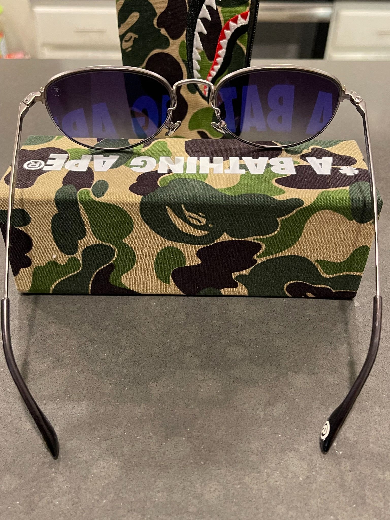 Bape A Bathing Ape (BAPE) BS13041 Sunglasses with Camo Case - New Size ONE SIZE - 4 Thumbnail