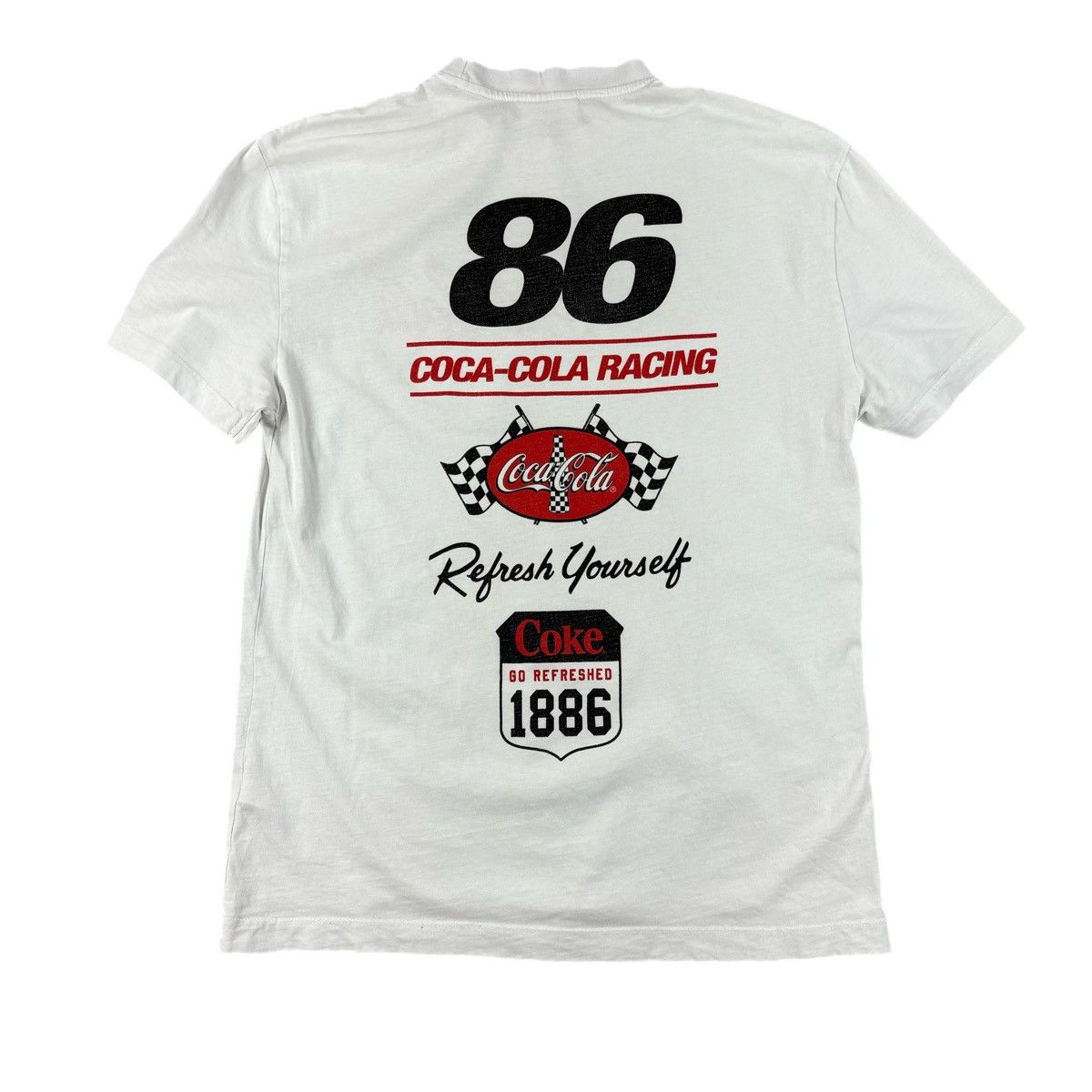 Primark Coca-Cola racing 86 coke go refreshed t shirt Size US S / EU 44-46 / 1 - 2 Thumbnail