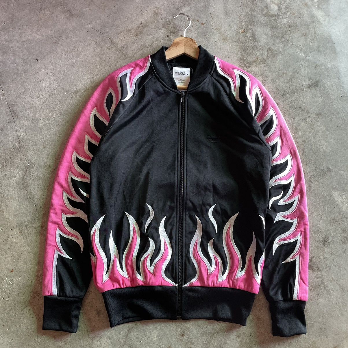 トップス adidas Jeremy Scott flame track jacket Adidas × Designer × Jeremy Scott Adidas X Jeremy Scott Flame