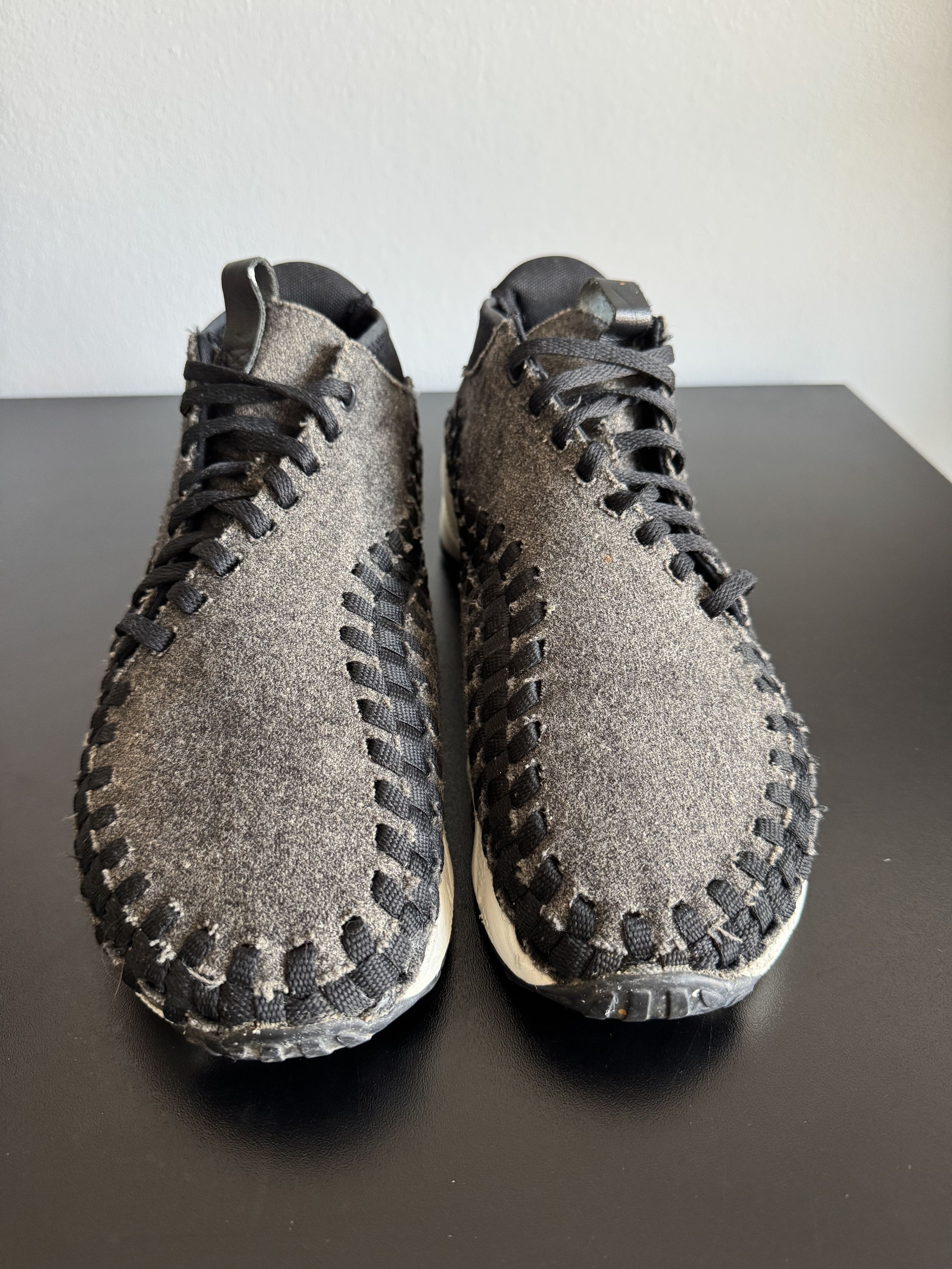 Nike Nike Air Footscape Woven Chukka SE Black/Black-Ivory wool Size US 9.5 / EU 42-43 - 4 Thumbnail